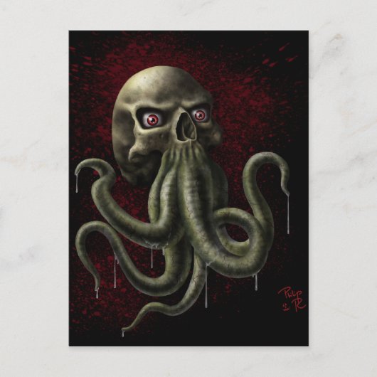 Lovecraftian Horror Briefkaart (Voorkant)