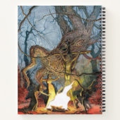 Lovecraftian spiraal Notitieboek (Achterkant)