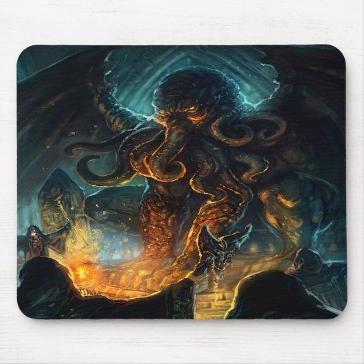 Lovecraft's Cthulhu mouse pad Muismat (Voorkant)