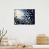 Lovecraft's Nightgaunt Hunt Poster (Keuken)