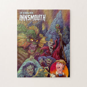 Lovecraft's schaduw over de mondpuzzel legpuzzel