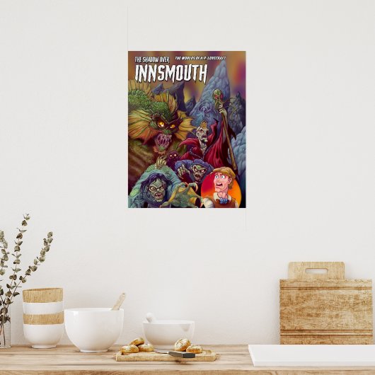 Lovecraft's schaduw over Insmouth poster (Keuken)