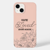 Loved beyond measure  Case-Mate iPhone case (Achterkant)