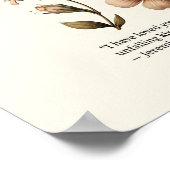 Loved beyond measure, floral Christian wall art Poster (Hoek)