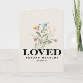 Loved Beyond Measure – Romans 5:8 Christian Bible Kaart