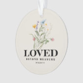 Loved Beyond Measure – Romans 5:8 Christian Bible  Ornament (voorkant)