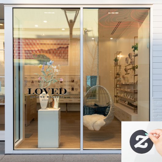 Loved Beyond Measure – Romans 5:8 Christian Bible  Raamsticker (Winkelraam)