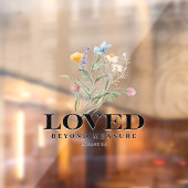 Loved Beyond Measure – Romans 5:8 Christian Bible  Raamsticker (Vel 2)