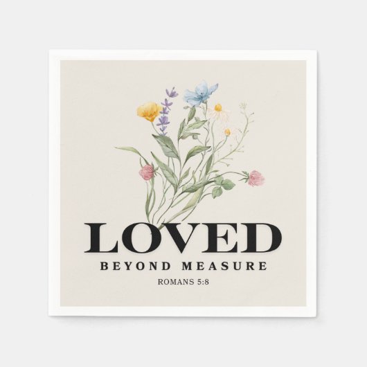 Loved Beyond Measure – Romans 5:8 Christian Bible Servet (Voorkant)