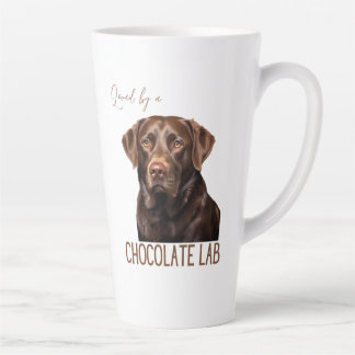 Loved By A Chocolate Lab Labrador Dog Lover Latte Mok