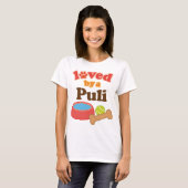 Loved by a Puli (Hondenras) T-shirt (Voorkant volledig)