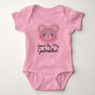 Loved By My Godmother Baby T-shirt voor meisjes
