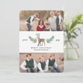 Loved Dearly 2 fotovakantie Feestdagenkaart (Staand voorkant)