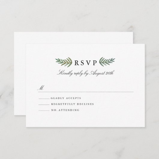 Loved Dearly RSVP (Voorkant / Achterkant)