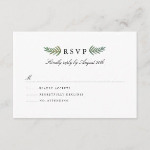 Loved Dearly RSVP Kaartje