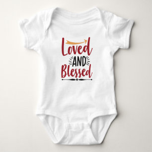 Loved en Blessed Romper