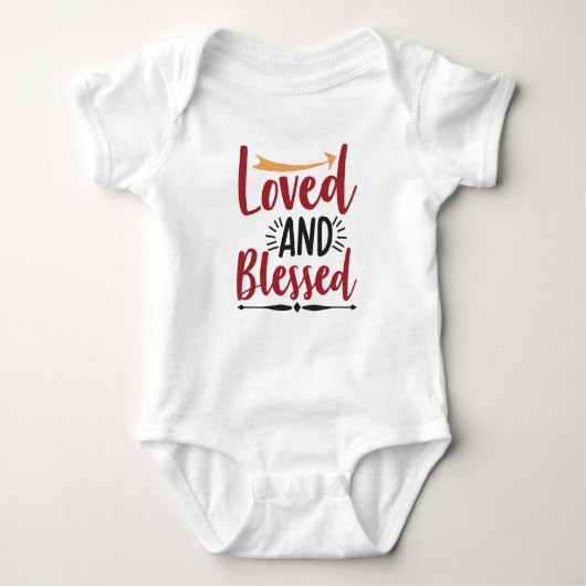 Loved en Blessed Romper (Voorkant)