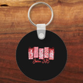 Loved John 3 16 Christian Loves Valentine's Day Go Sleutelhanger (Voorkant)