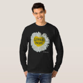 Loved mam Heart Daisy Moederdag Flower 2 T-shirt (Voorkant volledig)
