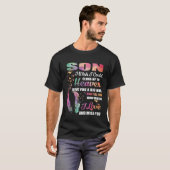 Loved & Missed My Son In Heaven, For Parents Lost  T-shirt (Voorkant volledig)