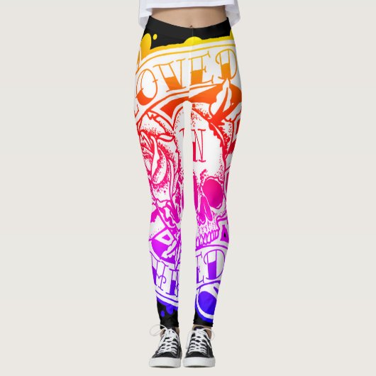 Loved N Hated logo Leggings (Voorkant)