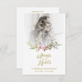 Loved One Woman In Memoriam Funeral Pink Wreath (Voorkant / Achterkant)