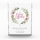 Loved Ones Commemorative Always in our Hearts Sign Fotoblokken (Voorkant)