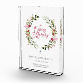 Loved Ones Commemorative Always in our Hearts Sign Fotoblokken (Rechts)