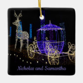 LOVED ornamenten Zijn naam Horse Deer Carriage (Voorkant)