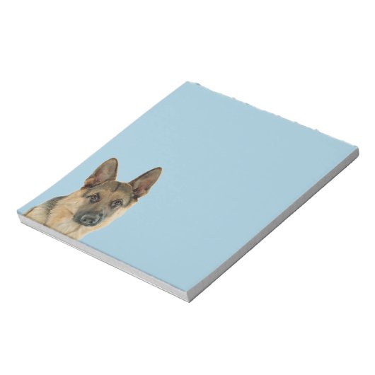 Loved & Protected by a German Shepherd Notitieblok (Linkerzijde)