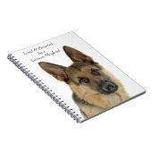 Loved & Protected by a German Shepherd Notitieboek (Rechterzijde)