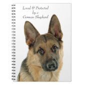 Loved & Protected by a German Shepherd Notitieboek (Voorkant)