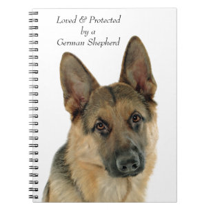 Loved & Protected by a German Shepherd Notitieboek