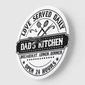 Loved Served Daily - Papa's Keuken Klok (Hoek)