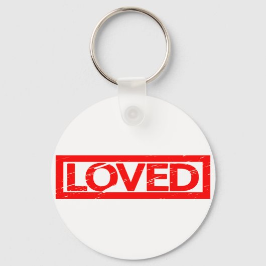 Loved Stamp Sleutelhanger (Voorkant)