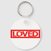 Loved Stamp Sleutelhanger (Achterkant)
