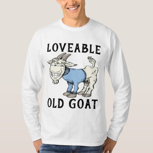 LOVEERBARE OUDE GOAT T SHIRTS (Voorkant)