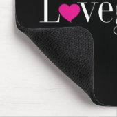 Lovegevity Logo Black Muismat (Hoek)