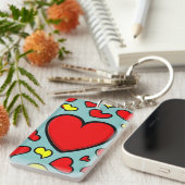 Loveharttoets Ring Sleutelhanger (Voorkant Rechts)