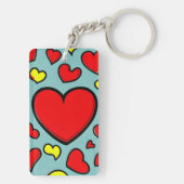 Loveharttoets Ring Sleutelhanger (achterkant)