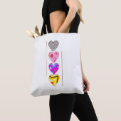 Lovehearts Design Tote Bag (Dichtbij)