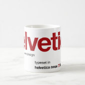 LoveHelvetica Maroon Mok (Center)