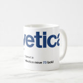 LoveHelvetica Navy Mok (Voorkant rechts)