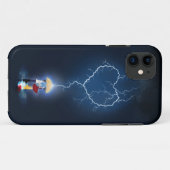 "Lovehit" Romantic Moment onder een paraplu Case-Mate iPhone Case (Achterkant (horizontaal))