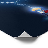 "Lovehit" Romantic Moment onder een paraplu Poster (Hoek)