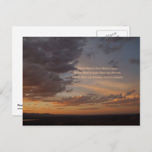 LoveHopeDreams Briefkaart (Voorkant / Achterkant)