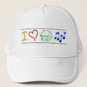 loveHouseMusic Trucker Pet (Voorkant)
