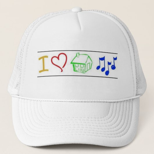 loveHouseMusic Trucker Pet (Voorkant)