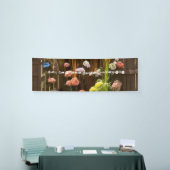 #LoveinBloom:OurWeddingDayBanner Spandoek (Beurs)
