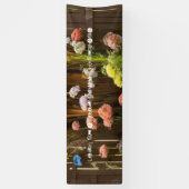 #LoveinBloom:OurWeddingDayBanner Spandoek (Verticaal)